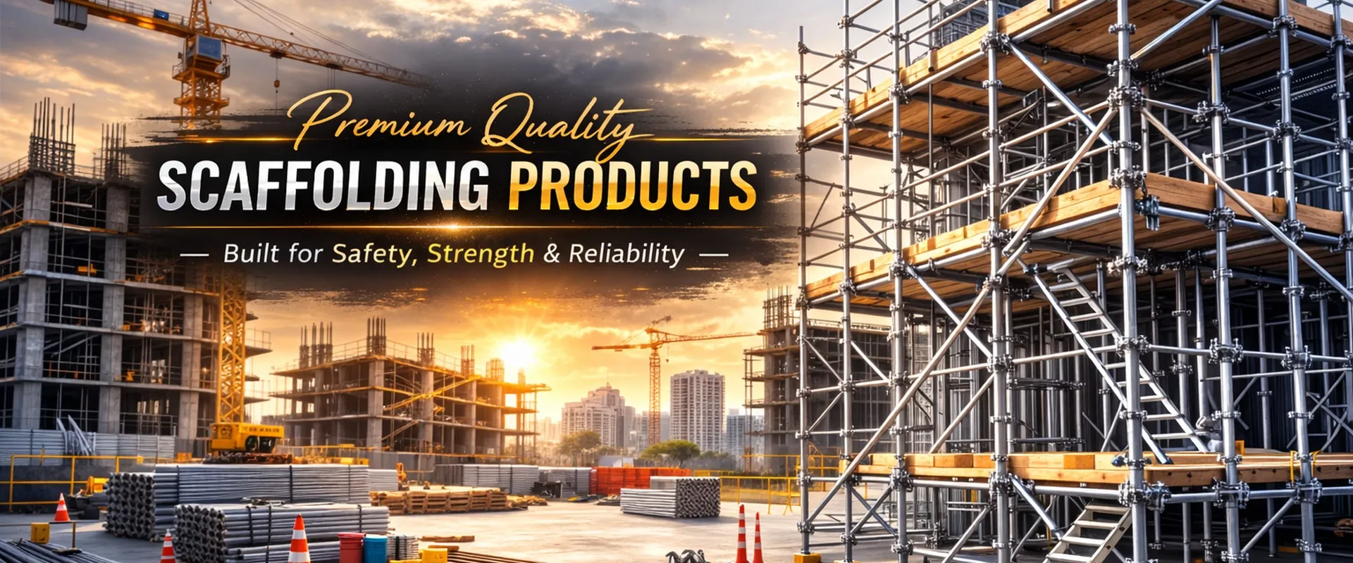 Scaffolding products and systems for construction projects
