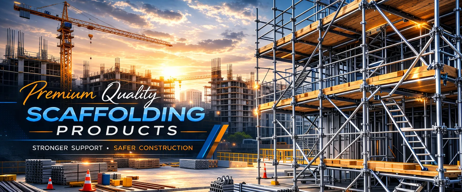 Premium scaffolding systems for construction and industrial use