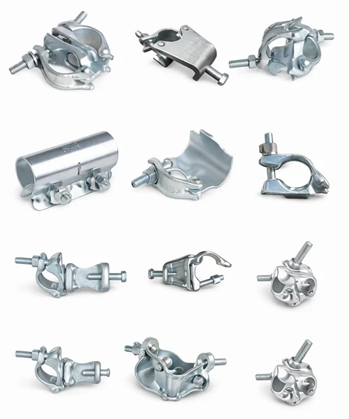 Scaffolding couplers and clamps set for construction fittings
