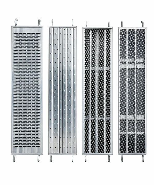 Different types of scaffolding steel planks with anti slip surface
